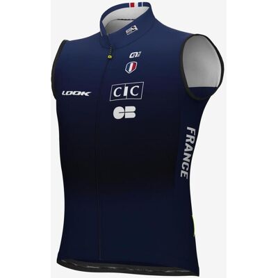 Alé French National Team 2026 Prime Windbreaker Weste nachtblau - L male Alé French National Team 2026 Prime Windbreaker Weste nachtblau - L male