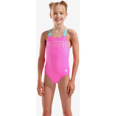 Arena Feel Sunrise Swim Pro Back Badeanzug rosa pastellblau Mädchen - 10-11 female Arena Feel Sunrise Swim Pro Back Badeanzug rosa pastellblau Mädchen - 10-11 female