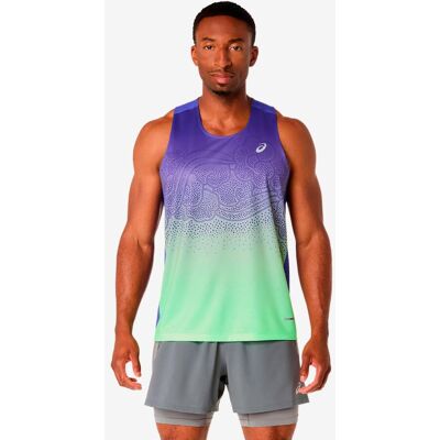 ASICS Road Fade Tanktop blau violett grün - S male ASICS Road Fade Tanktop blau violett grün - S male