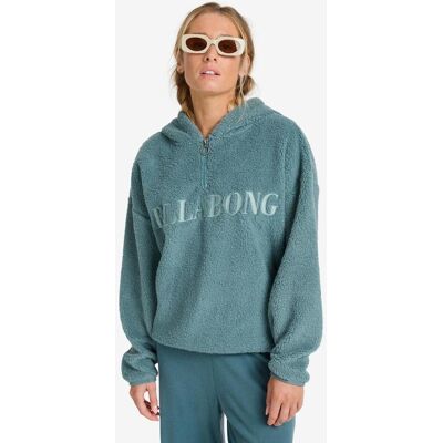 Billabong Ready To Go Damen Fleecejacke türkisblau - S female Billabong Ready To Go Damen Fleecejacke türkisblau - S female