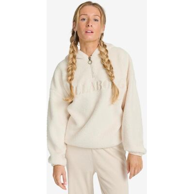 Billabong Ready To Go Damen Fleecejacke weiß gebrochen - XL female Billabong Ready To Go Damen Fleecejacke weiß gebrochen - XL female