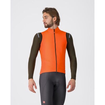 Castelli Perfetto Air Rosso Corsa Windweste leuchtend orange - XL male Castelli Perfetto Air Rosso Corsa Windweste leuchtend orange - XL male