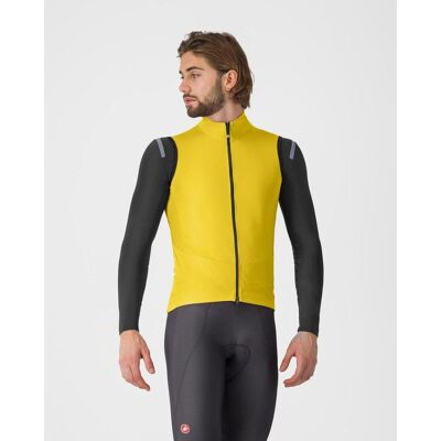 Castelli Perfetto Air Rosso Corsa Windweste mangogelb - M male Castelli Perfetto Air Rosso Corsa Windweste mangogelb - M male