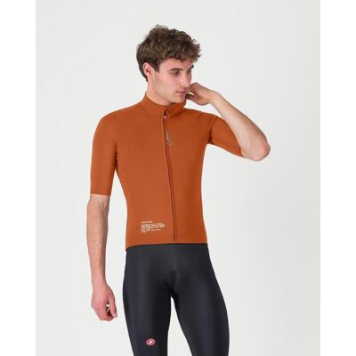 Castelli DO.DI.CI. Rosso Corsa Kurzarm-Windjacke karamellorange - M male Castelli DO.DI.CI. Rosso Corsa Kurzarm-Windjacke karamellorange - M male