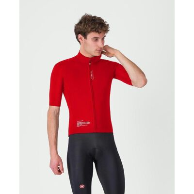 Castelli DO.DI.CI. Rosso Corsa Kurzarm-Windjacke leuchtend rot - XXL male Castelli DO.DI.CI. Rosso Corsa Kurzarm-Windjacke leuchtend rot - XXL male