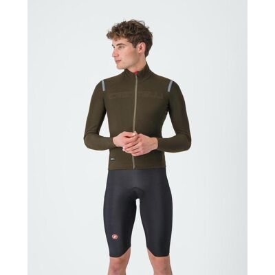 Castelli Omloop Thermal Rosso Corsa Trägerhose schwarz - XL male Castelli Omloop Thermal Rosso Corsa Trägerhose schwarz - XL male