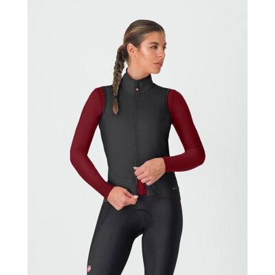 Castelli Perfetto Air Rosso Corsa Damen Windweste hellschwarz - M female Castelli Perfetto Air Rosso Corsa Damen Windweste hellschwarz - M female