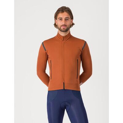 Castelli Perfetto RoS 3 Rosso Corsa Windjacke karamellorange - M male Castelli Perfetto RoS 3 Rosso Corsa Windjacke karamellorange - M male
