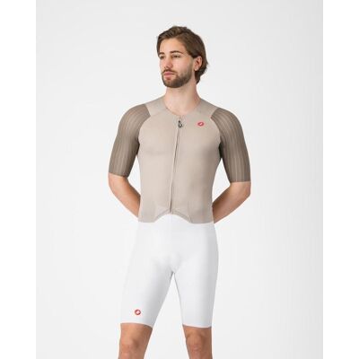 Castelli S Speed Anzug kurz beige weiß - L male Castelli S Speed Anzug kurz beige weiß - L male