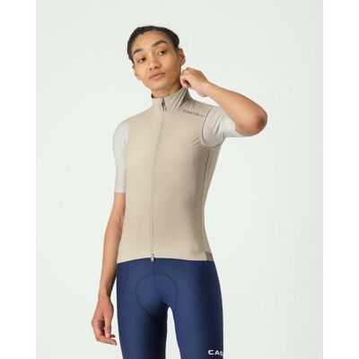 Castelli Espresso 2 Damen Windweste beige - S female Castelli Espresso 2 Damen Windweste beige - S female