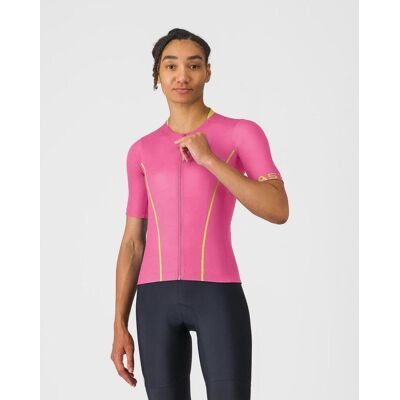 Castelli Anima Flow Kurzarmtrikot rosa gelb - S female Castelli Anima Flow Kurzarmtrikot rosa gelb - S female