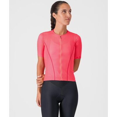 Castelli Anima Flow Kurzarmtrikot pink intensiv - M female Castelli Anima Flow Kurzarmtrikot pink intensiv - M female