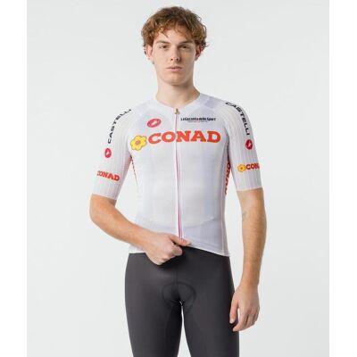 Castelli Giro d'Italia 2026 Race 8S Kurzarmtrikot weiß - M male Castelli Giro d'Italia 2026 Race 8S Kurzarmtrikot weiß - M male