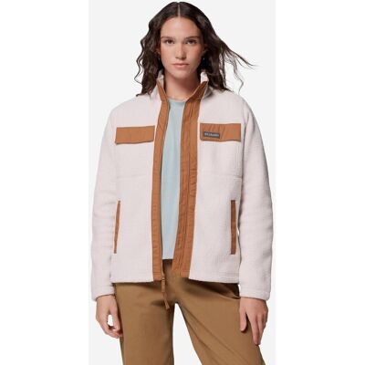 Columbia Juniper Peak Full Zip Damen Fleecejacke rosa klar braun - S female Columbia Juniper Peak Full Zip Damen Fleecejacke rosa klar braun - S female