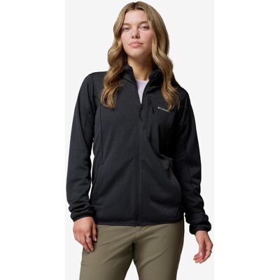 Columbia Essential Hike Grid Fleece Full Zip Damen Fleecejacke schwarz - L female Columbia Essential Hike Grid Fleece Full Zip Damen Fleecejacke schwarz - L female