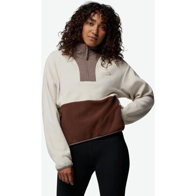 Columbia Sequoia Grove II Half Zip Damen Fleecejacke beige braun - S female Columbia Sequoia Grove II Half Zip Damen Fleecejacke beige braun - S female