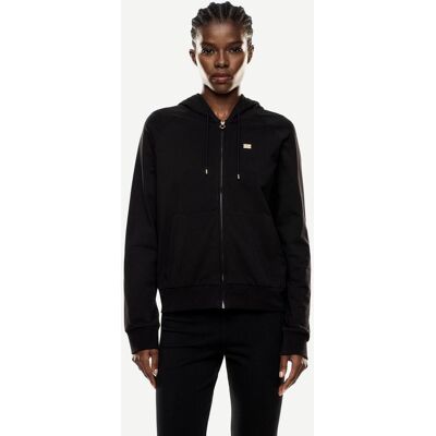EA7 Core Lady Hoodie Sweatshirt damen schwarz pure - S female EA7 Core Lady Hoodie Sweatshirt damen schwarz pure - S female