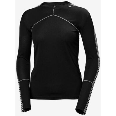 Helly Hansen T-Shirt HH Lifa Crew lange Ärmel schwarze Frau - M female Helly Hansen T-Shirt HH Lifa Crew lange Ärmel schwarze Frau - M female