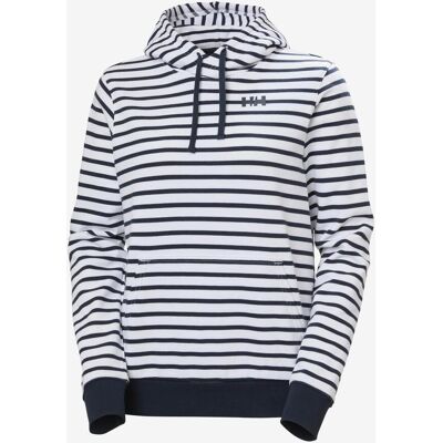 Helly Hansen Core Graphic Damen Hoodie weiß schwarz - M female Helly Hansen Core Graphic Damen Hoodie weiß schwarz - M female