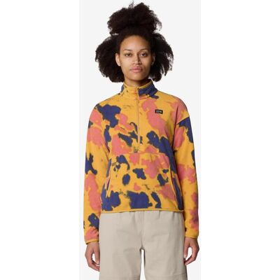 Mountain Hardwear Microchill Half Zip Damen Sweatshirt gelb rosa lila - L female Mountain Hardwear Microchill Half Zip Damen Sweatshirt gelb rosa lila - L female