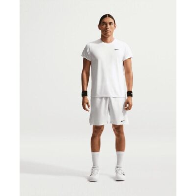Nike Weiß/Schwarz Herren Dri-FIT Tennis-Shirt - Shirt Nike Weiß/Schwarz Herren Dri-FIT Tennis-Shirt - Shirt
