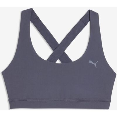Puma CLOUDSPUN Medium Support Sport-BH blau grau Damen - L female Puma CLOUDSPUN Medium Support Sport-BH blau grau Damen - L female