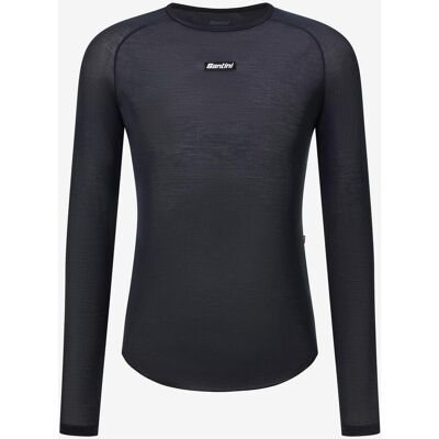 Santini Dry Langarm-Funktionsunterhemd schwarz - XL-XXL unisex Santini Dry Langarm-Funktionsunterhemd schwarz - XL-XXL unisex