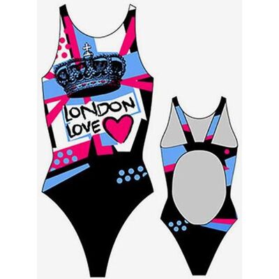 Badeanzug Turbo London Love Wide Strap Damen - S female Badeanzug Turbo London Love Wide Strap Damen - S female