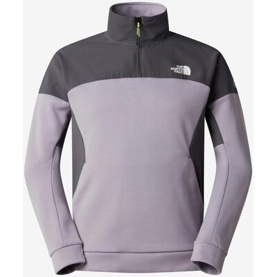 The North Face Mountain Athletics Quarter Zip Damen Fleecejacke dunkelgrau violett - S male The North Face Mountain Athletics Quarter Zip Damen Fleecejacke dunkelgrau violett - S male