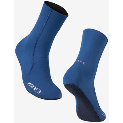 Zone3 Yulex Socken blau - S male Zone3 Yulex Socken blau - S male
