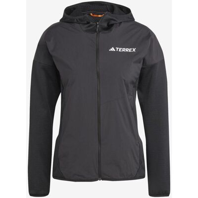 adidas Terrex Xperior Climawarm+ Wind Light Fleece Hooded Jacket - Damen - Schwarz adidas Terrex Xperior Climawarm+ Wind Light Fleece Hooded Jacket - Damen - Schwarz