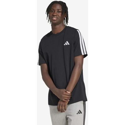 adidas 3 Streifen T-Shirt schwarz pur - M male adidas 3 Streifen T-Shirt schwarz pur - M male
