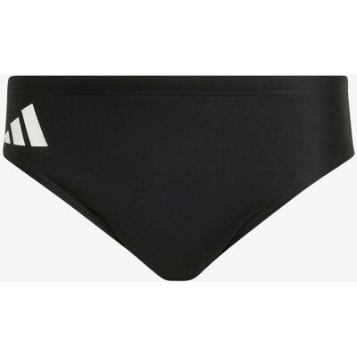 adidas Solid Slip Badehose schwarz/weiß - S male adidas Solid Slip Badehose schwarz/weiß - S male