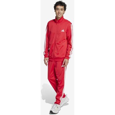 adidas Sportswear Basic 3-Stripes Trikotanzug rot orange - L male adidas Sportswear Basic 3-Stripes Trikotanzug rot orange - L male