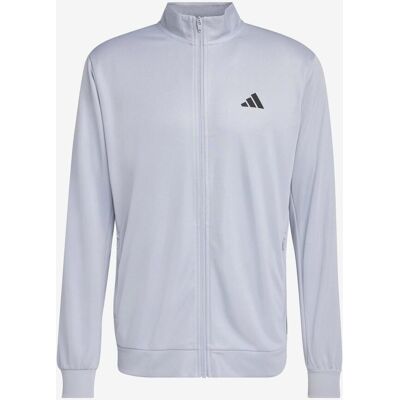 adidas Workout Essentials All-Set Sweatshirt grau schwarz - M male adidas Workout Essentials All-Set Sweatshirt grau schwarz - M male