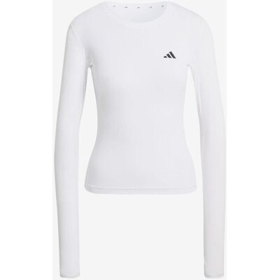 adidas Power Essentials Contour Damen Langarm T-Shirt reinweiß - L female adidas Power Essentials Contour Damen Langarm T-Shirt reinweiß - L female