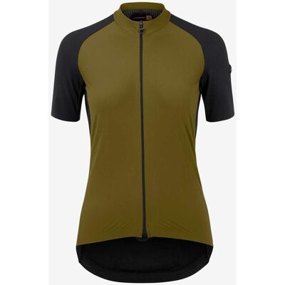 Assos Uma GTV c2 Damen Kurzarmtrikot ockerfarben/schwarz - XS female Assos Uma GTV c2 Damen Kurzarmtrikot ockerfarben/schwarz - XS female