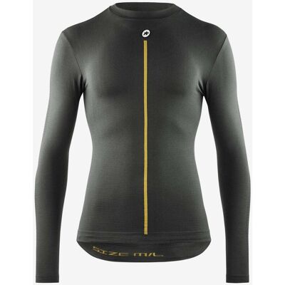 Assos 2/3 Funktionsunterhemd Langarmtrikot grau intensiv orange - M male Assos 2/3 Funktionsunterhemd Langarmtrikot grau intensiv orange - M male