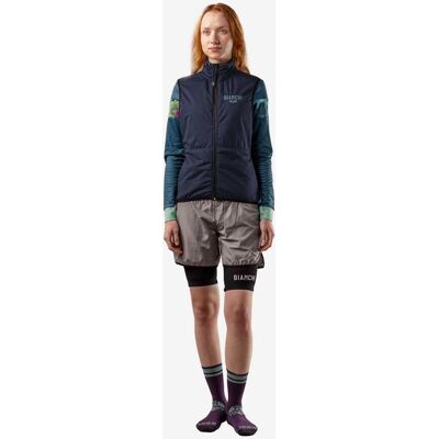 Bianchi Milano Lifestyle Gravel Damen Weste blau - M female Bianchi Milano Lifestyle Gravel Damen Weste blau - M female