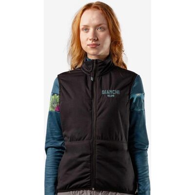 Bianchi Milano Lifestyle Gravel Damen Weste schwarz - M female Bianchi Milano Lifestyle Gravel Damen Weste schwarz - M female