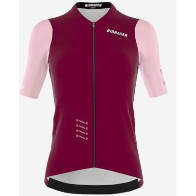 Bioracer Icon 2025 Damen Kurzarmtrikot bordeaux/hellrosa - M female Bioracer Icon 2025 Damen Kurzarmtrikot bordeaux/hellrosa - M female
