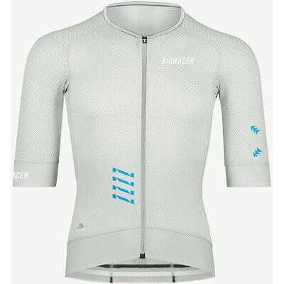 Bioracer Speedwear Cooling Kurzarmtrikot grau-weiß - XL male Bioracer Speedwear Cooling Kurzarmtrikot grau-weiß - XL male