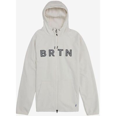 Burton Crown Full Zip Hoodie weiß - M male Burton Crown Full Zip Hoodie weiß - M male