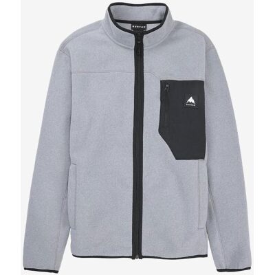 Burton Cinder Full Zip Fleecejacke grau - XL male Burton Cinder Full Zip Fleecejacke grau - XL male