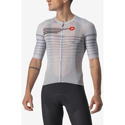 Castelli Climber's 3.0 Rosso Corsa Kurzarmtrikot silber/dunkelgrau - XXL male Castelli Climber's 3.0 Rosso Corsa Kurzarmtrikot silber/dunkelgrau - XXL male