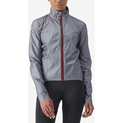 Castelli Tempesta Rosso Corsa GORE-TEX Damen Regenjacke leicht grau - XS female Castelli Tempesta Rosso Corsa GORE-TEX Damen Regenjacke leicht grau - XS female