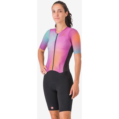 Castelli PR2 Rosso Corsa Damen Kurzarm-Trisuit violett/schwarz - S female Castelli PR2 Rosso Corsa Damen Kurzarm-Trisuit violett/schwarz - S female