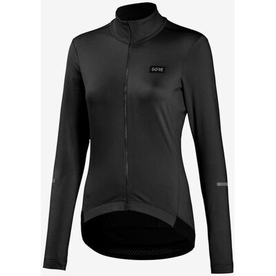 Gore Wear Progress Thermo Damen Langarmtrikot schwarz - M female Gore Wear Progress Thermo Damen Langarmtrikot schwarz - M female