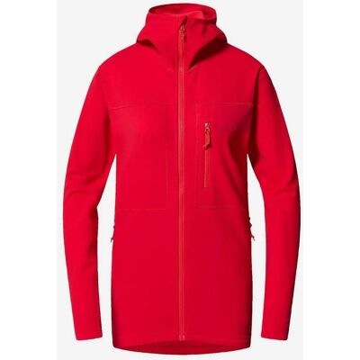 Haglöfs Rosson Mid Damen Fleecejacke leicht knallrot - XS female Haglöfs Rosson Mid Damen Fleecejacke leicht knallrot - XS female