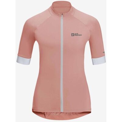 Jack Wolfskin Gravex Full Zip Damen Kurzarmtrikot rosa - XL female Jack Wolfskin Gravex Full Zip Damen Kurzarmtrikot rosa - XL female